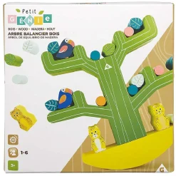Jeu Arbre balancier animaux et formes en bois < Gifi Discount