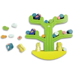 Jeu Arbre balancier animaux et formes en bois < Gifi Discount