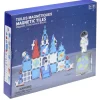 Jeu construction enfant garçon tuiles magnétiques x37 thème espace bleu < Gifi Online