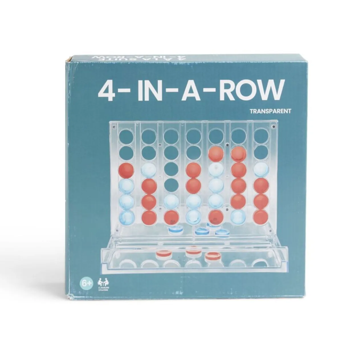 Jeu 4 d'affilés transparent