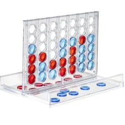 Jeu 4 d'affilés transparent