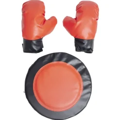 Jeu de boxe avec cible et 2 gants dans filet 30x9xH30cm < Gifi Hot