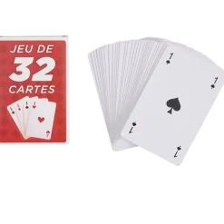 Jeu de cartes Belote x32 (2 modèles) < Gifi Clearance