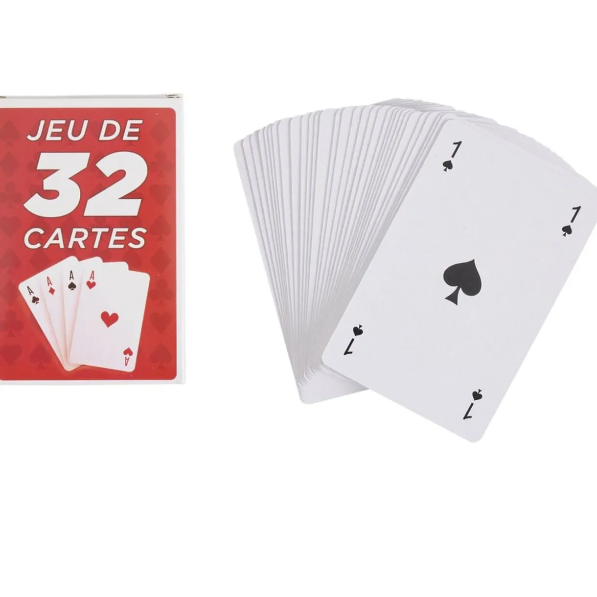 Jeu de cartes Belote x32 (2 modèles) < Gifi Clearance