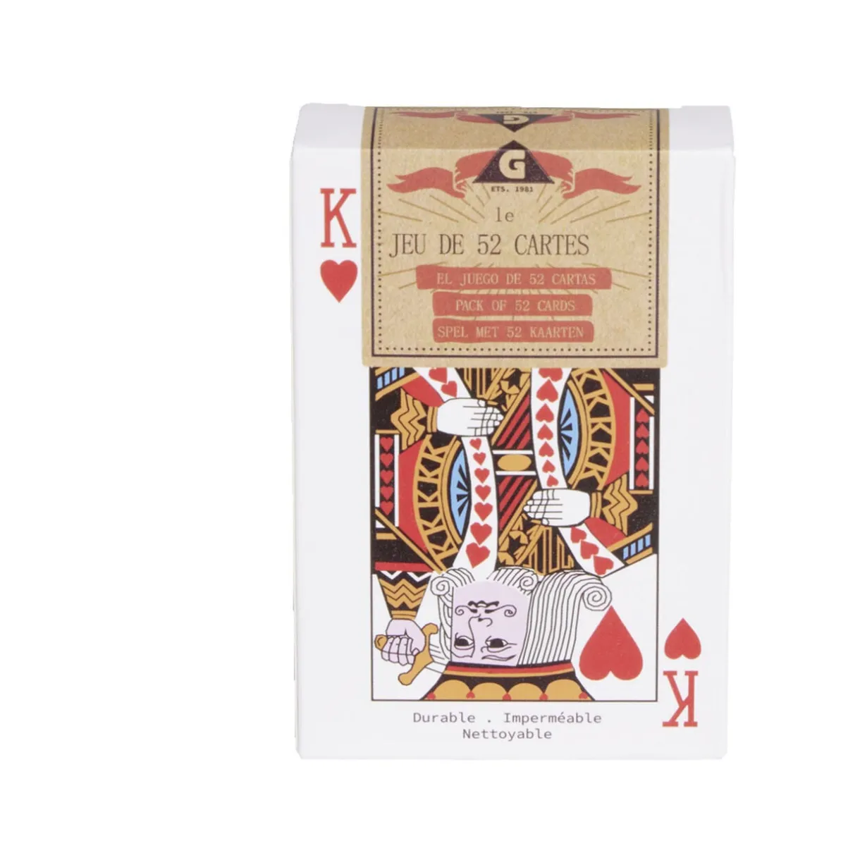 Jeu de 52 cartes waterproof < Gifi Hot