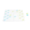Jeu de dame transparent 25x25cm