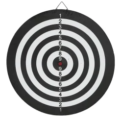 Jeu de fléchettes réversible Ø38cm 7 pièces < Gifi Discount