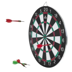 Jeu de fléchettes réversible Ø38cm 7 pièces < Gifi Discount