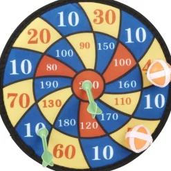 Jeu de fléchette x2 et mini-balles x2 à scratch