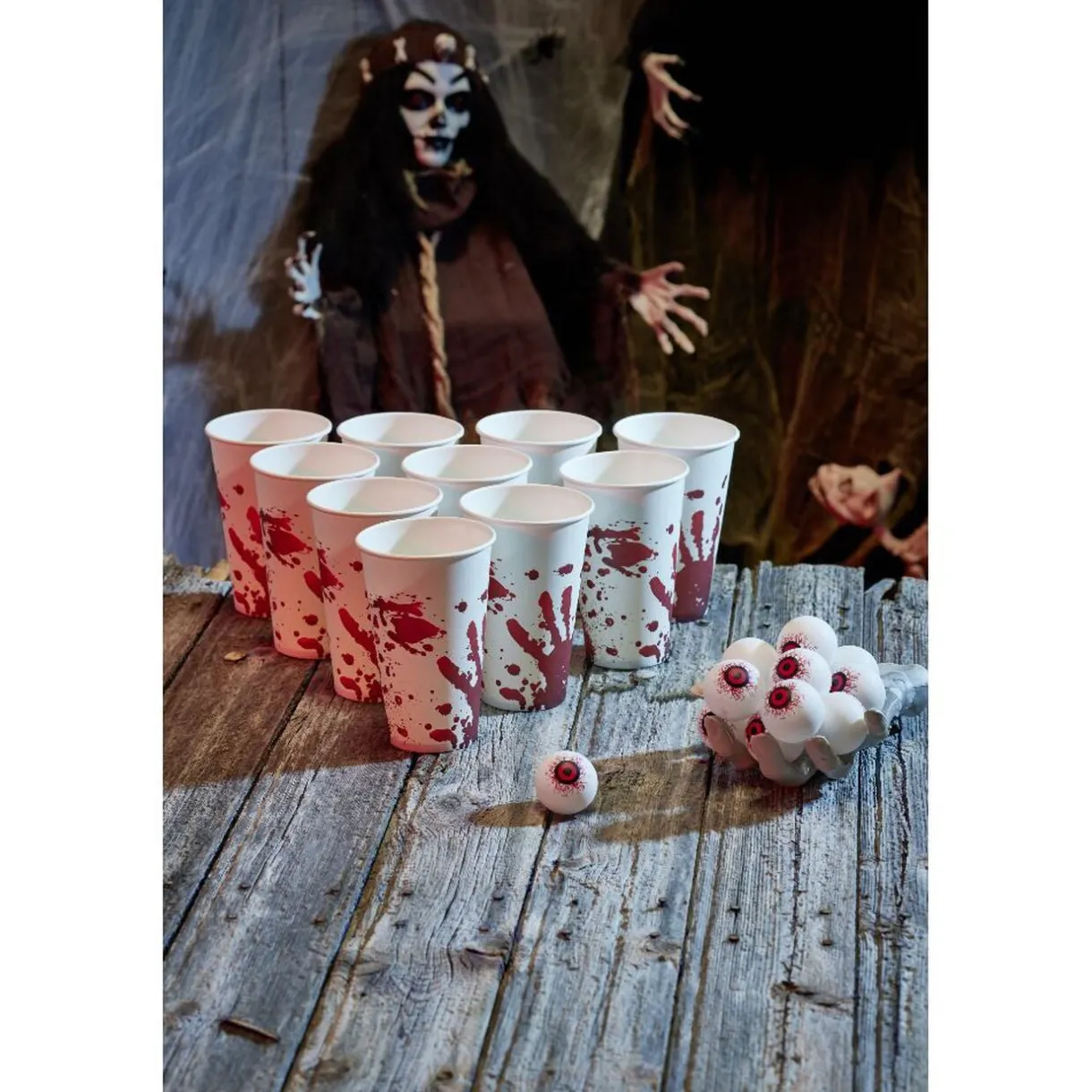 Jeu de fête beer pong Halloween < Gifi Sale
