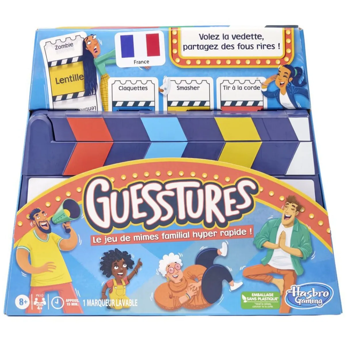 Jeu de mimes familial Guesstures Hasbro < Gifi New