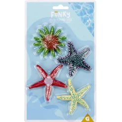 Jeu de plongée lesté étoile de mer x4 plastique (3 modèles) < Gifi Discount