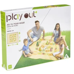 Jeu d'extérieur pique nique avec tapis 81 accessoires < Gifi Discount