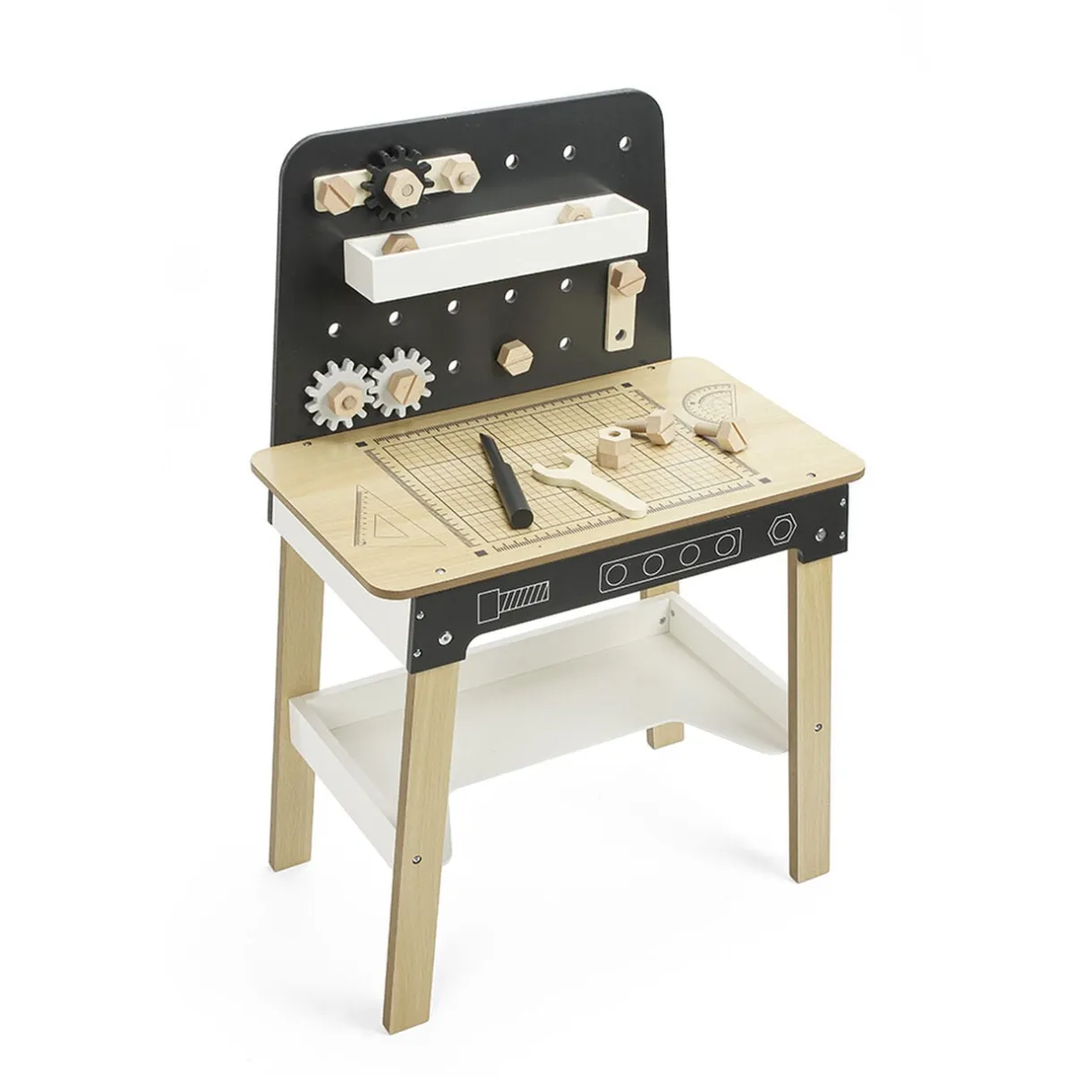 Jeu établi de bricolage avec outils en bois < Gifi Outlet