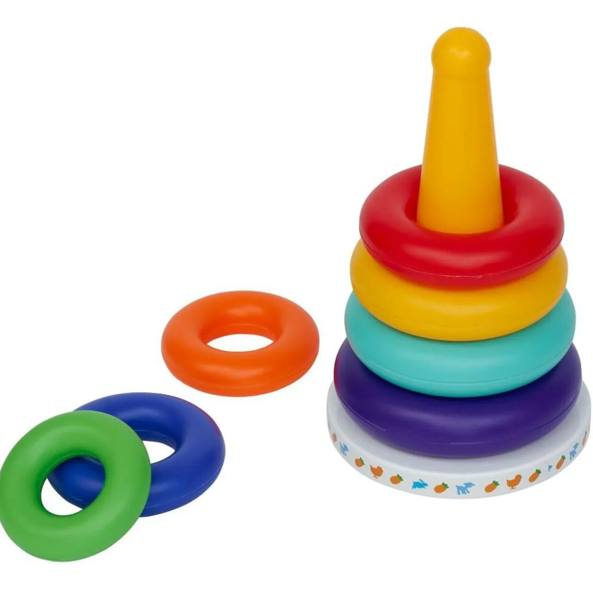 Jeu éveil musical anneaux à empiler < Gifi Discount