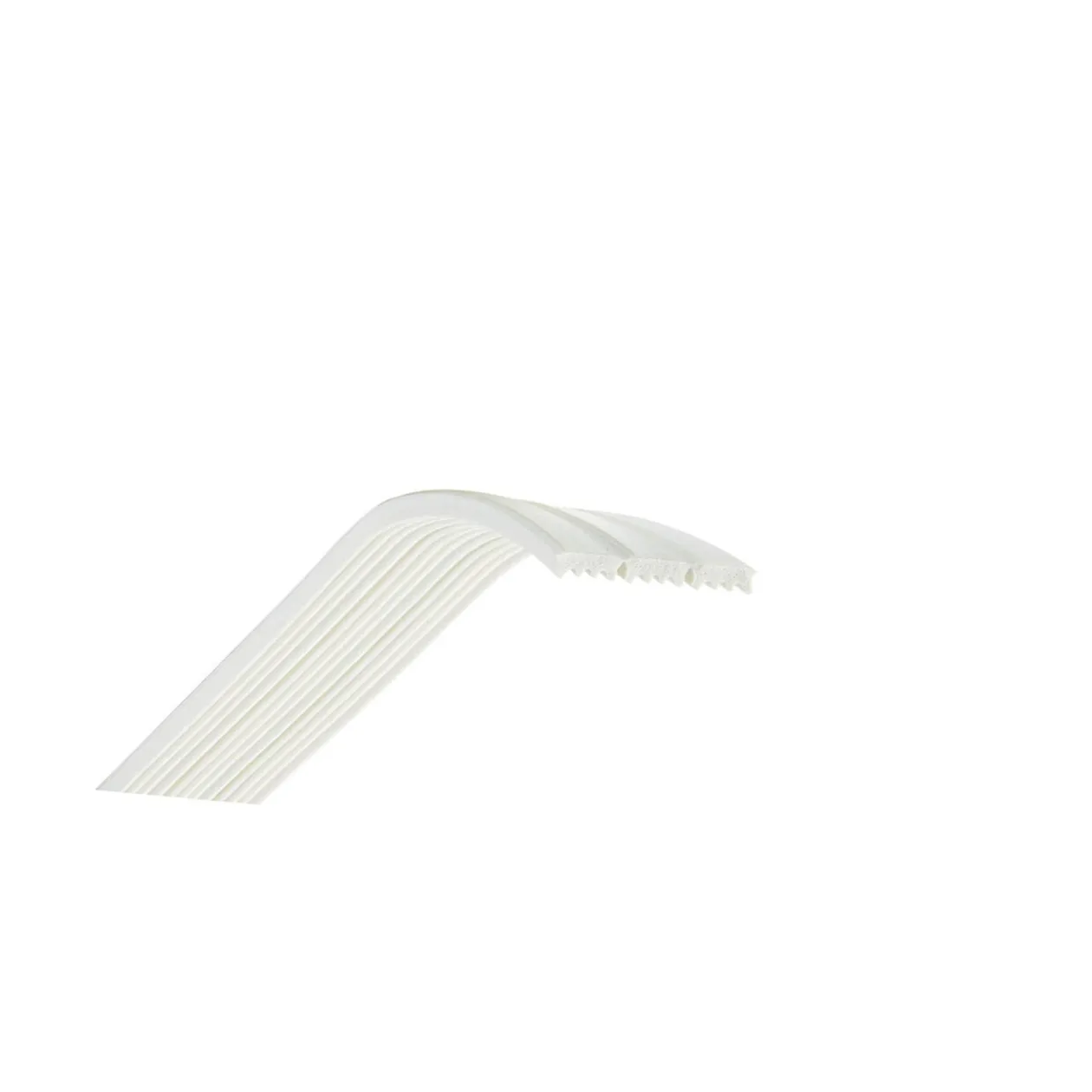 Joint d'isolation adhésif silicone plat pour porte et fenêtre 6m blanc