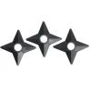Jouet arme traditionnelle ninja étoile plastique Ø6cm (Lot de 3) < Gifi Best