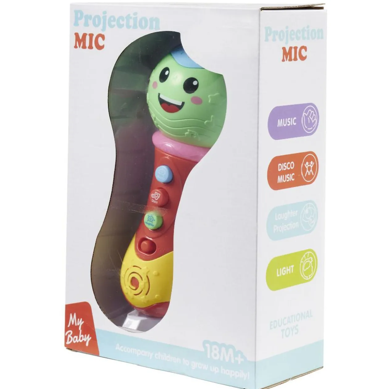 Jouet microphone lumière et son (2 modèles)