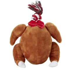 Jouet Peluche dinde de Noël pour chien