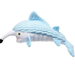 Jouet peluche pour chien espadon bleu 14x30cm
