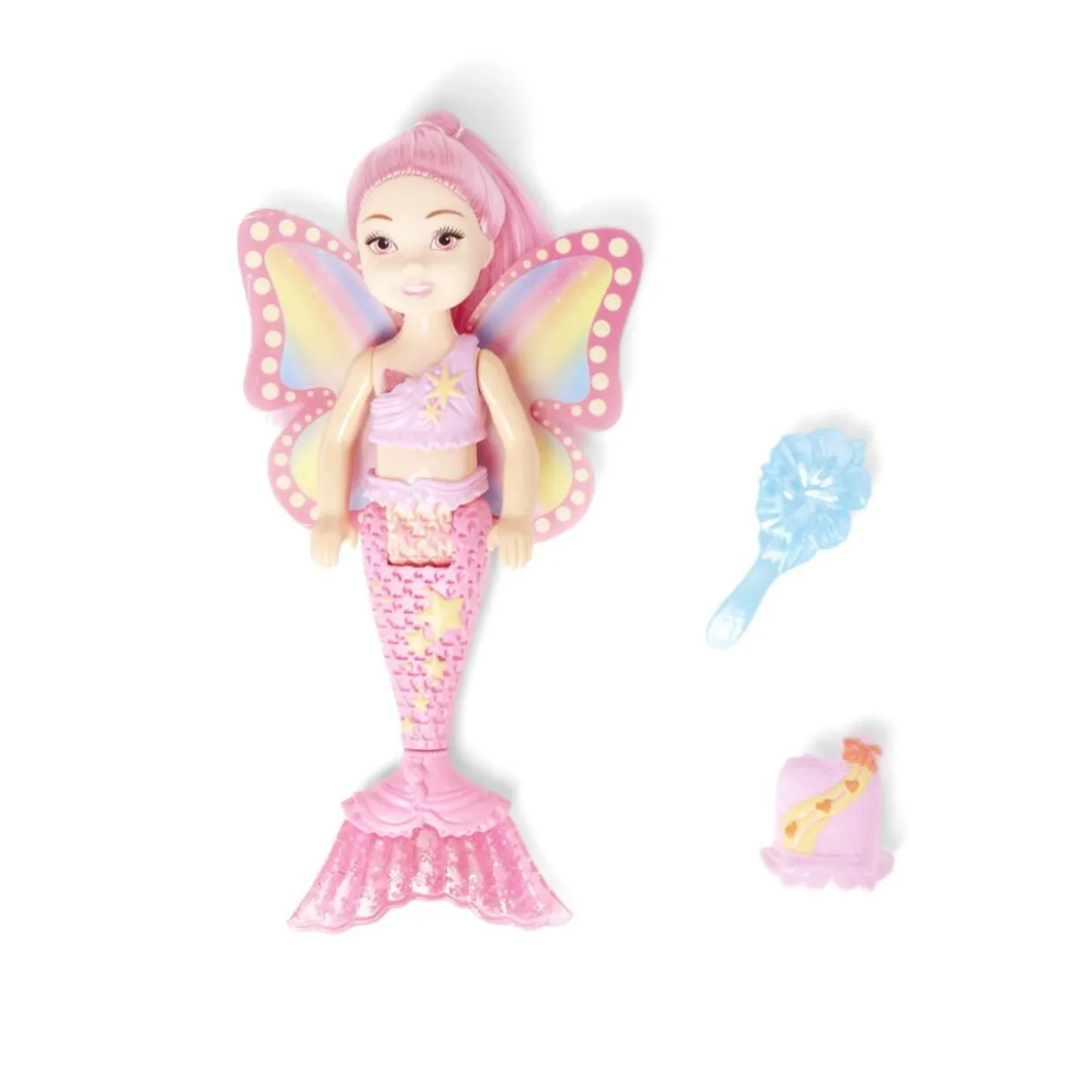 Jouet poupée sirène avec 2 accessoires