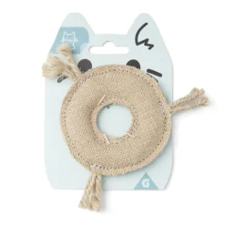 Jouet pour chat raphia donut Ø13cm