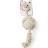 Jouet pour chien en corde beige L.40 cm