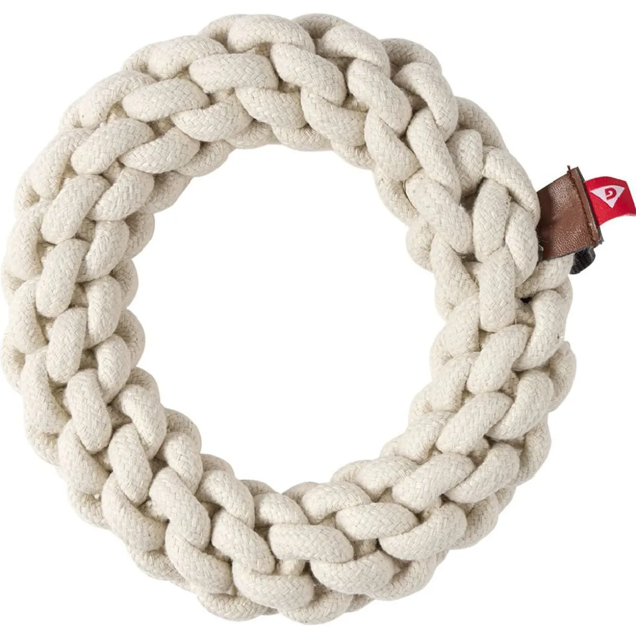 Jouet pour chien forme cercle en corde Ø20cm (2 modèles)