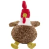 Jouet pour chien peluche fibre poule marron L28cm < Gifi Hot