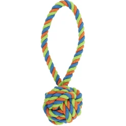 Jouet pour chien Poignée en corde avec noeud L.18 cm < Gifi Best