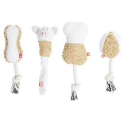 Jouet pour chien x4 en tissu et cordage < Gifi New