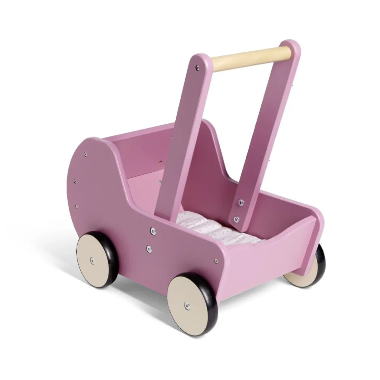 Jouet poussette enfant en bois rose < Gifi Hot