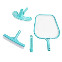 Kit 4 accessoires de nettoyage piscine