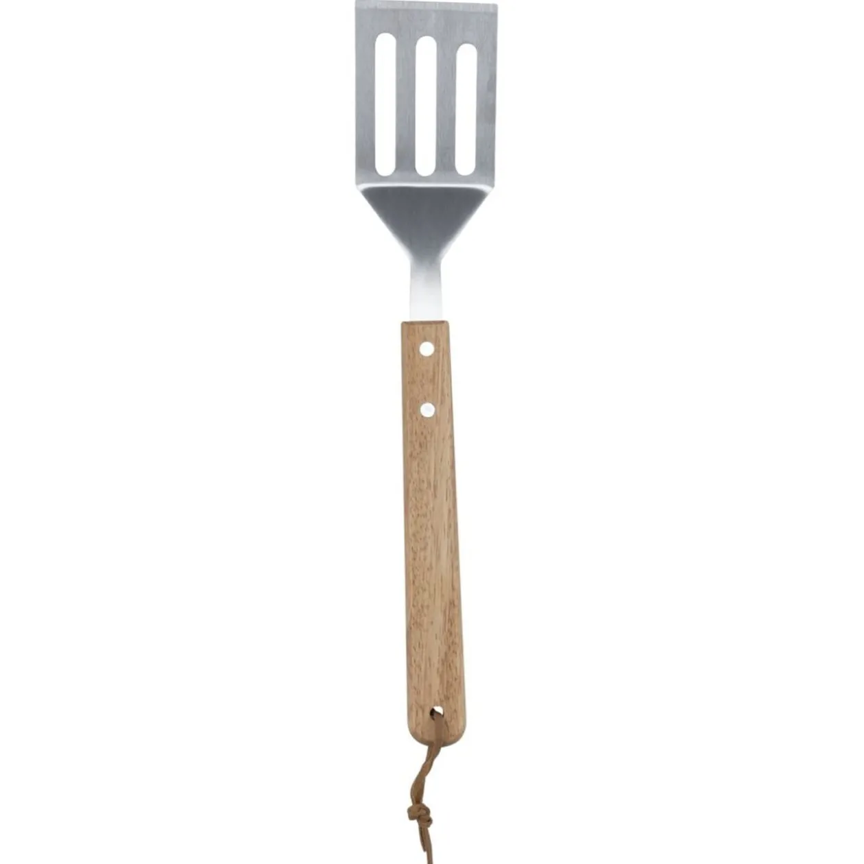 Kit barbecue 5 accessoires inox et bois avec étui de rangement 21x46cm