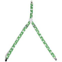 Kit bretelles, lunettes et noeud papillon Saint-Patrick vert