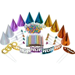 Kit cotillons pour 15 personnes multicolore < Gifi Outlet