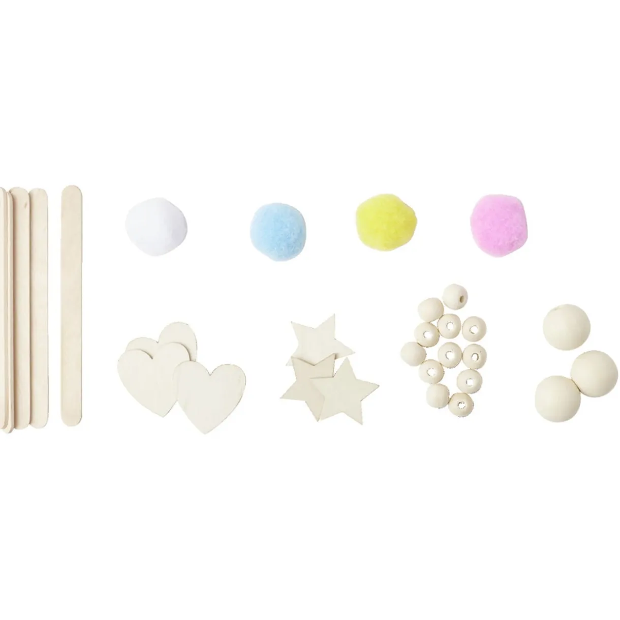 Kit créatif cadre photo en bois 31 pièces (2 modèles) < Gifi Best