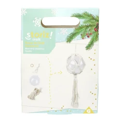 Kit création boule de Noël macramé 1 pièces < Gifi Outlet