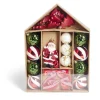 Kit décoration sapin de Noël traditionnel rouge et vert 20 pièces