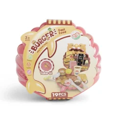 Kit de jeu burger fast food 19 pièces < Gifi Hot