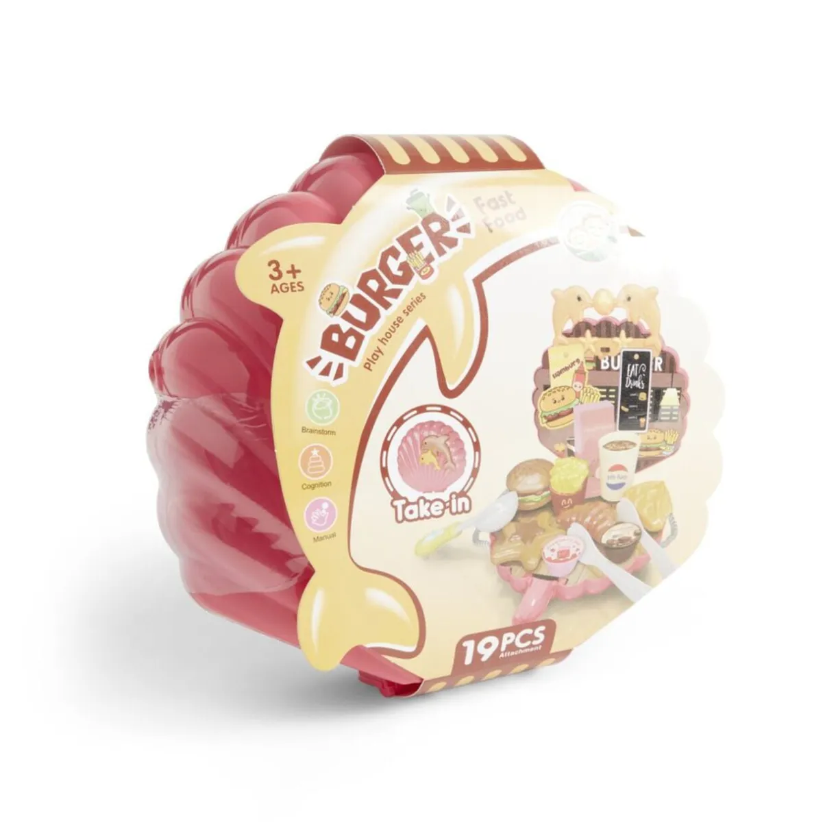Kit de jeu burger fast food 19 pièces < Gifi Hot