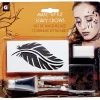 Kit de maquillage Halloween plume corbeau noir < Gifi Online