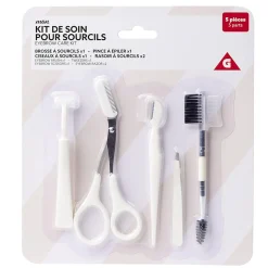 Kit de soin pour sourcils 5 pièces < Gifi Discount