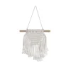 Kit DIY décoration macramé à suspendre en coton beige 10xH20cm