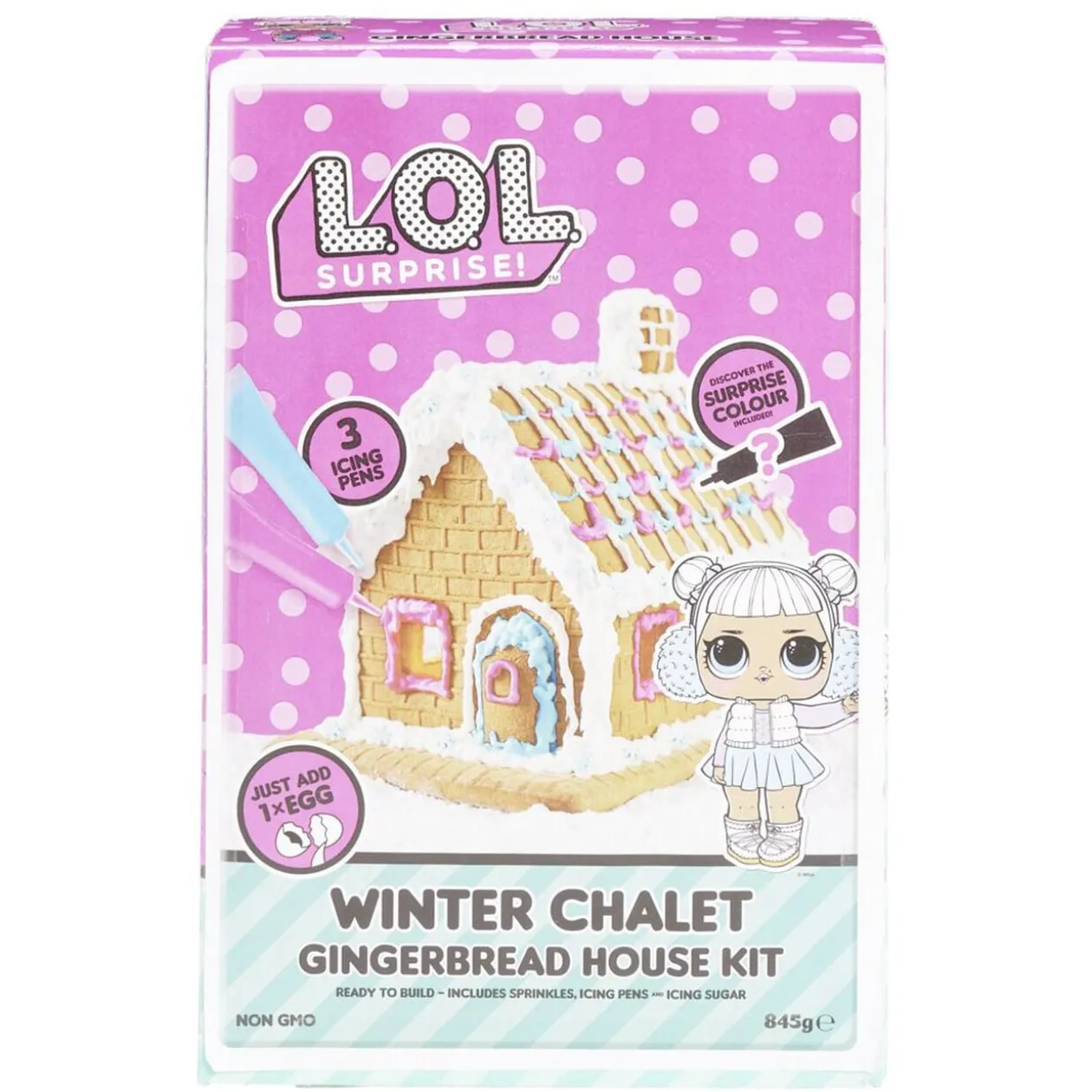 Kit DIY LOL chalet pain d'épices 845gr