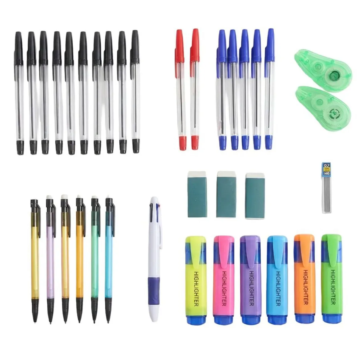 Kit essentiels papeterie 37 pièces < Gifi Outlet
