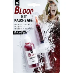 Kit faux sang + seringue Halloween < Gifi Discount
