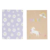 Kit invitation 8 personnes cartes et enveloppes thème fée licorne