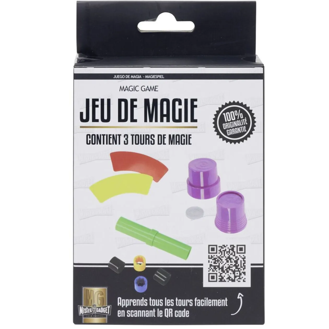 Kit jeu de magie 3 tours faciles (3 modèles)