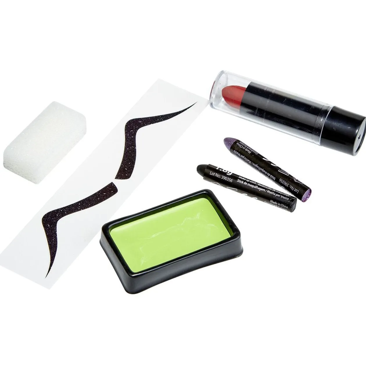 Kit maquillage Halloween diablesse verte